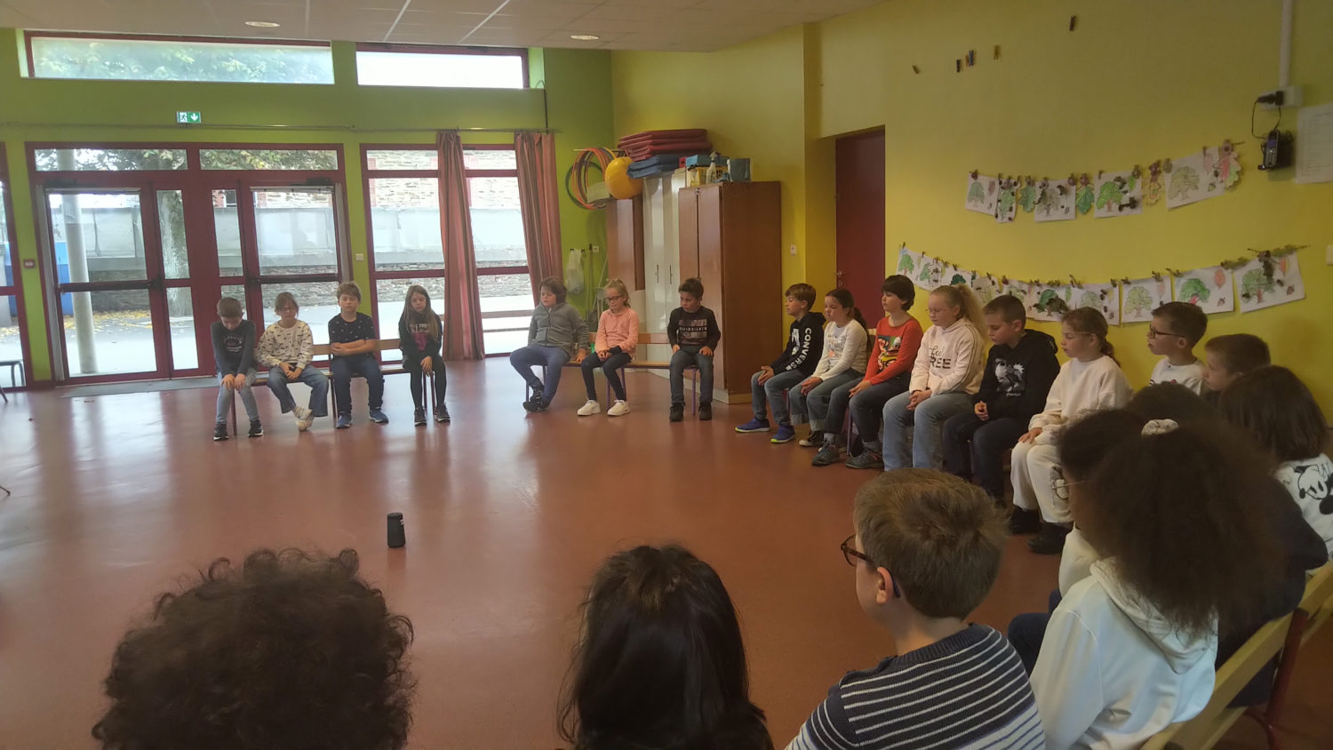 École de musique. Audition des accordéonistes à Pors Poulhan